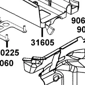 31605-PRB2-900-N1R TRAY ELECTRICAL (Black) — diagram cutout