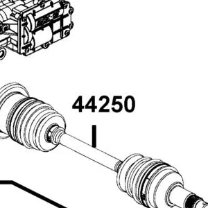 44250-AEB8-M01 HALF SHAFT FRONT-LH — diagram cutout