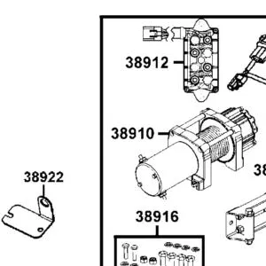 38910-PWB1-E03 WINCH COMP — diagram cutout