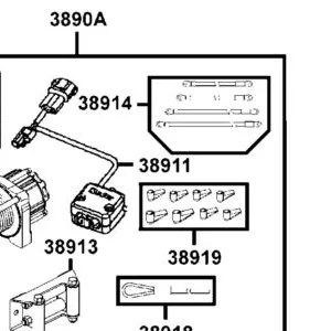 38911-PWB1-E03 ROCKER SWITCH CABLE — diagram cutout
