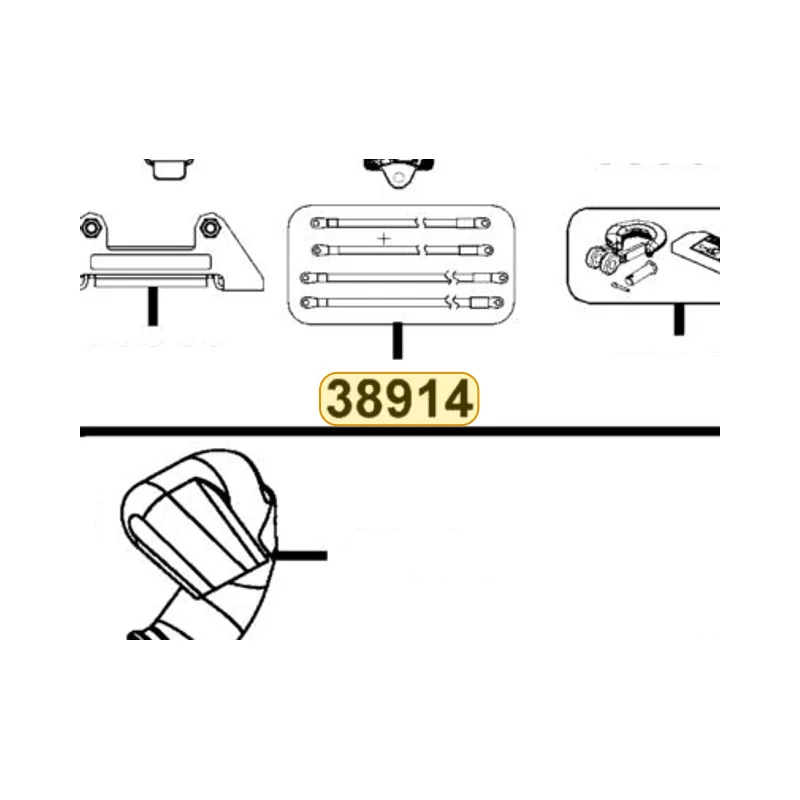 38914-LFA5-600 POWER CORD — diagram cutout