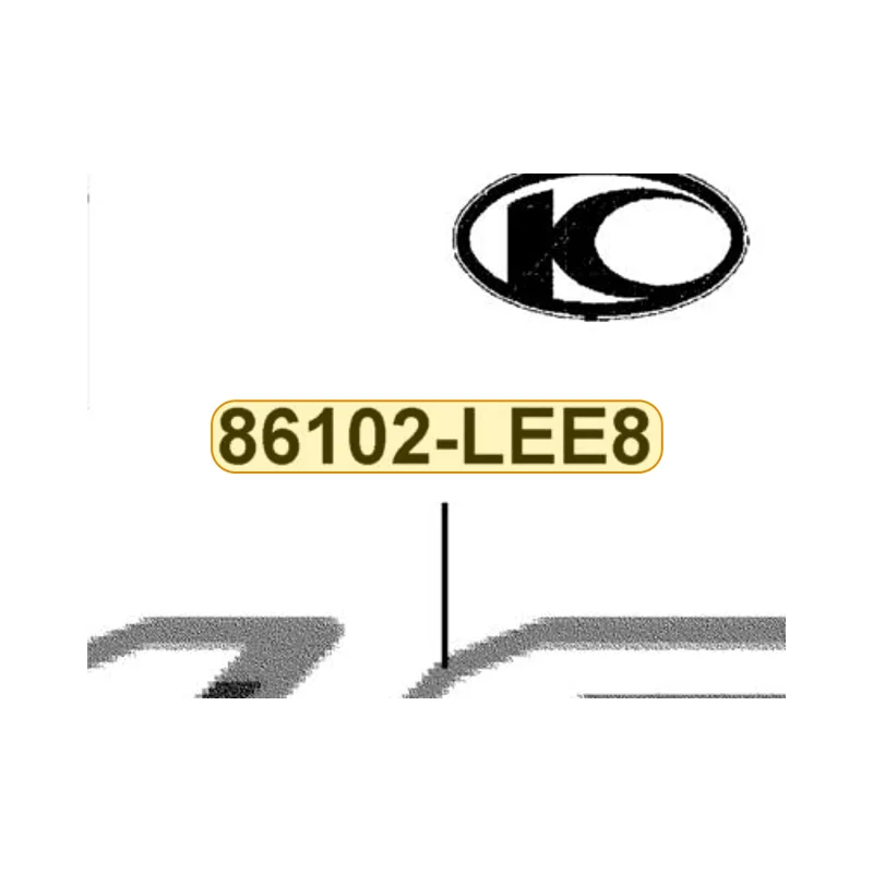 86102-LEE8-M33-T01 EMB LE — diagram cutout