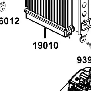 19010-LKK7-900 RADIATOR COMP — diagram cutout