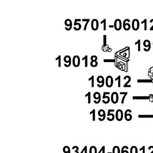 19018-PTA1-900 STAY.UNIT RADIATOR — diagram cutout