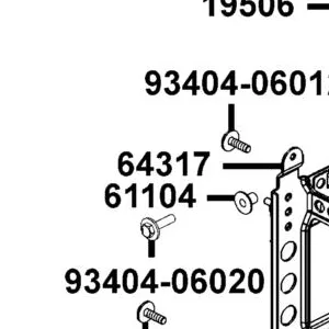 64317-LKK7-900 BRKT R RADIATOR — diagram cutout
