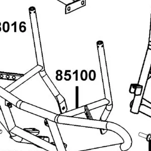 85100-LKK7-MG0 BUMPER FRONT — diagram cutout
