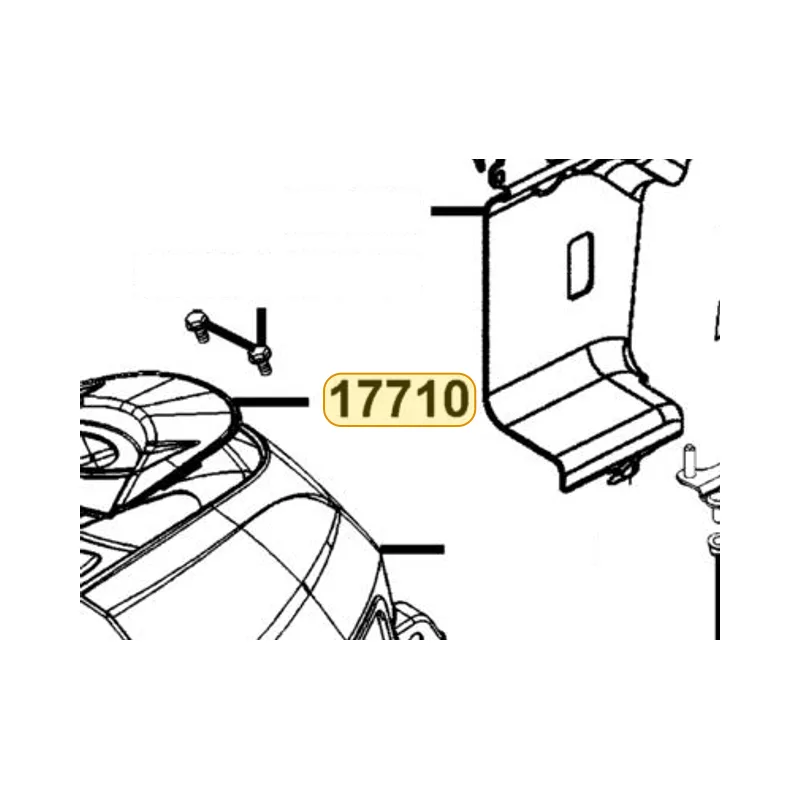 17710-LKK7-600-HUP CAP TANK COVER — diagram cutout