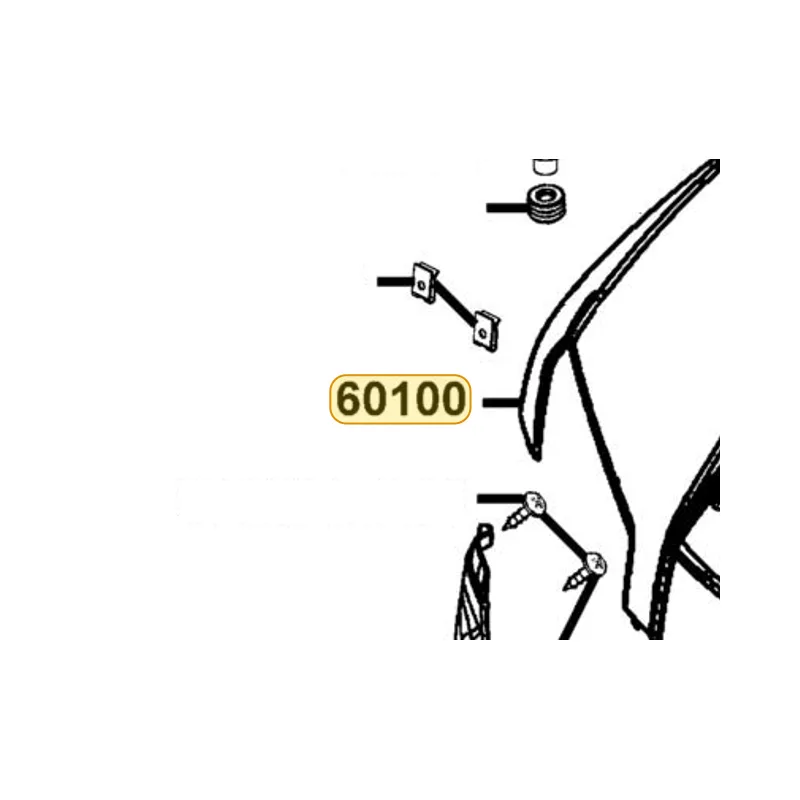 60100-LFA5-600-HUP FENDER FRONT SILVER — diagram cutout