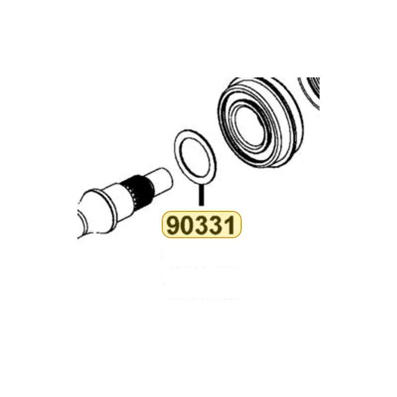 90331-PWB1-900 SHIM DRIVEN BEVEL GEAR A (0.575~0.625) — diagram cutout
