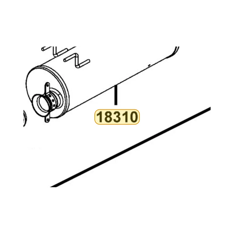 18310-PTA1-900 MUFFLER BODY WELDMENT — diagram cutout