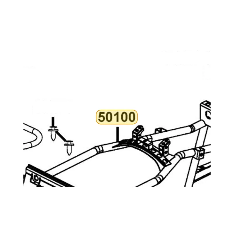 50100-LKK7-900 BODY COMP FRAME — diagram cutout