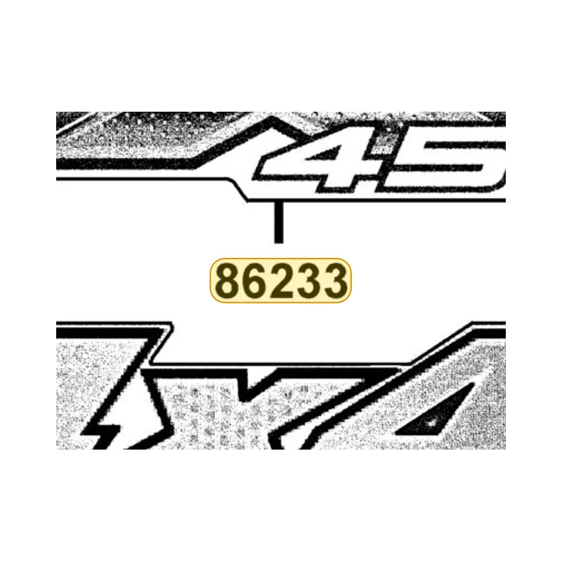 86233-LKK7-E61-T01 STRIPE L FUEL TANK — diagram cutout