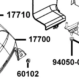 17700-LKK7-E00-CXR COVER TANK (Deep Blue) — diagram cutout