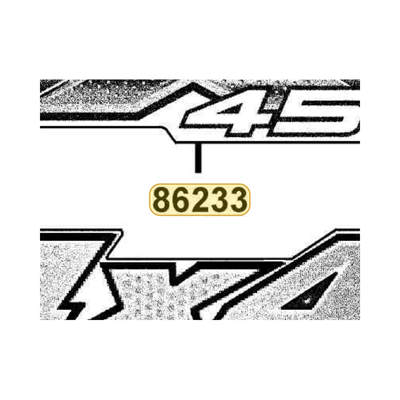 86233-LKK7-E61-T02 STRIPE L FUEL TANK — diagram cutout