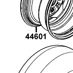 44601-LEE8-600 WHEEL. FR CAST — diagram cutout