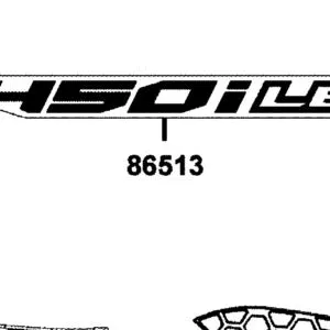 86513-AEB8-M00-T01 STRIPE B R FR FENDER — diagram cutout
