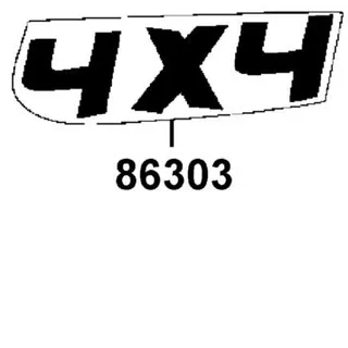 86303-AEB8-M30-T04 STRIPE 4X4 — diagram cutout