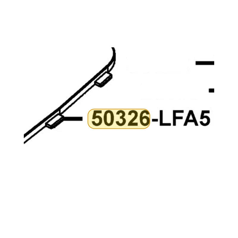 50326-LFA5-600-JBP COVER BATTERY — diagram cutout