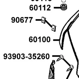 60100-LFA5-600-N1P FENDER FRONT — diagram cutout