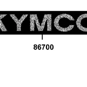 86700-LCA4-M30-T02 STRIPE LOGO KYMCO — diagram cutout