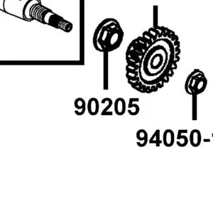 90205-PTA1-900 NUT FLANGE 16MM — diagram cutout