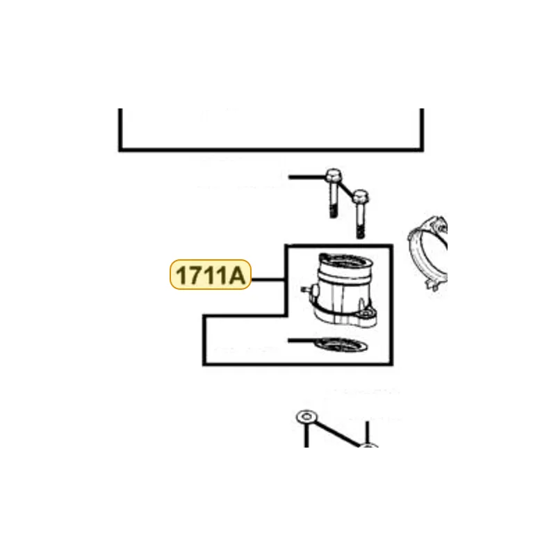 1711A-LDB5-E00 PIPE ASSY INLET — diagram cutout