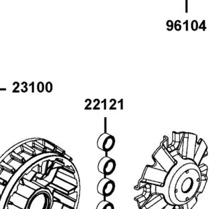 22121-LDB5-305 ROLLER SET WEIGHT (1SET:8PCS) — diagram cutout