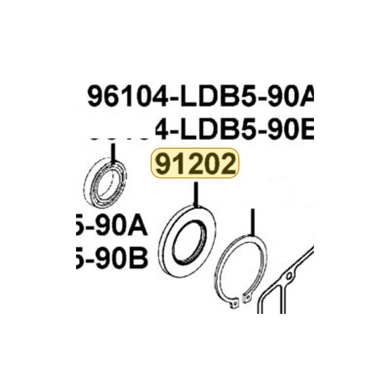 91202-LDB5-900 OIL SEAL 75*88*6.5 — diagram cutout