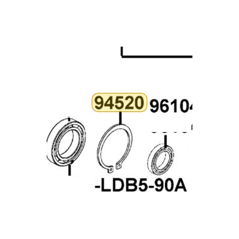 94520-80000 CIR CLIP IN 80 — diagram cutout