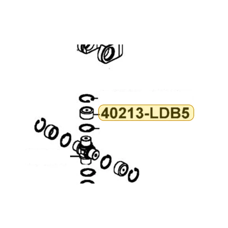 40213-LDB5-E00 BRG U JOINT 18*24*13.5 — diagram cutout