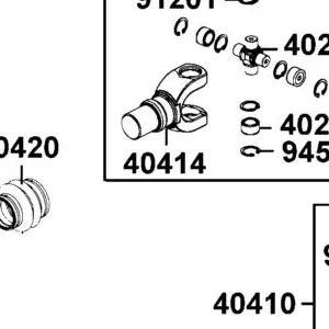 40414-LDB5-E00 YORK B FR U JOINT — diagram cutout