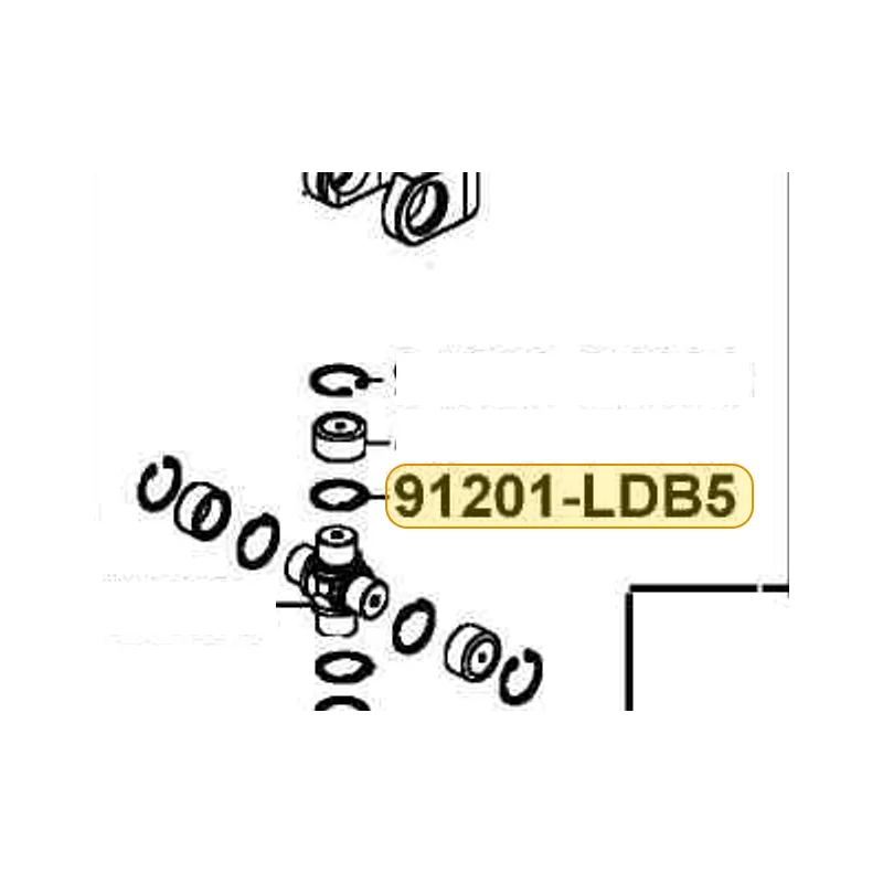 91201-LDB5-E00 SEALING RING 15.6*22.6*3.2 — diagram cutout