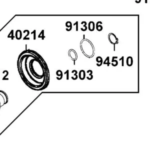 91303-LDB5-E00 O-RING 22MM — diagram cutout