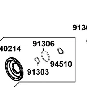 91306-LDB5-E00 O-RING 41MM — diagram cutout