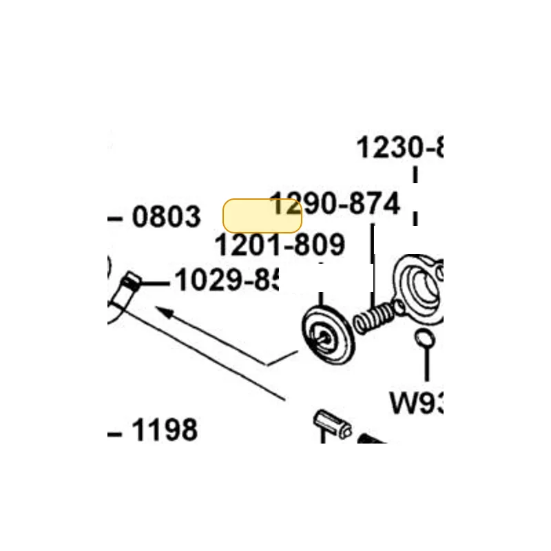 0803-815-0000 TUBE SET — diagram cutout
