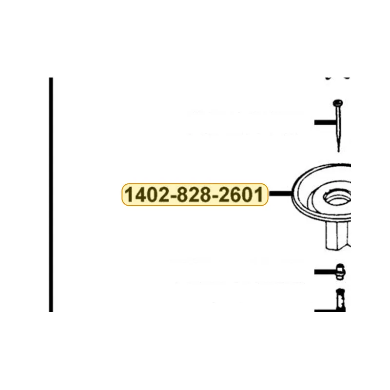 1402-828-2601 VACUUM PISTON COMP — diagram cutout