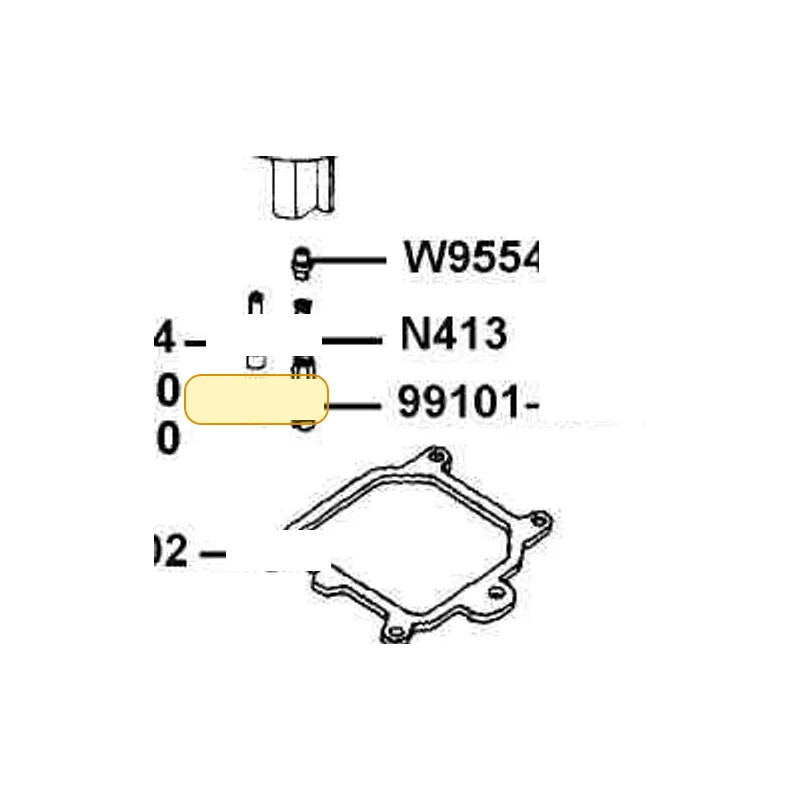 99101-393-0900 MAIN JET #90 — diagram cutout