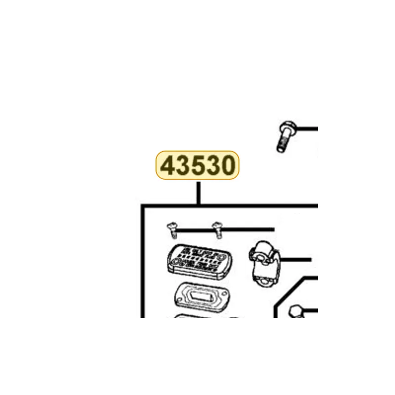 43530-LDB5-305 CYLINDER SET RR MASTER — diagram cutout