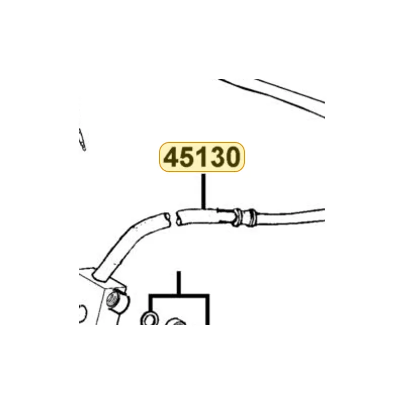 45130-LDB5-900 HOSE ASSY C/P FR BRK — diagram cutout