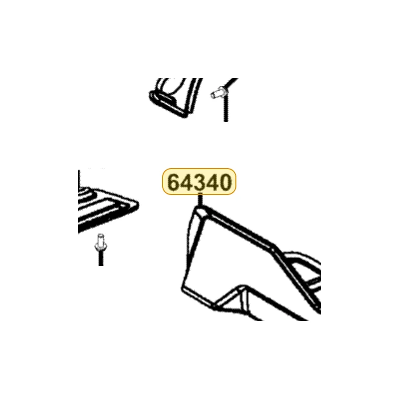 64340-LDB5-E01-N1R COVER L LOWER (Black) — diagram cutout