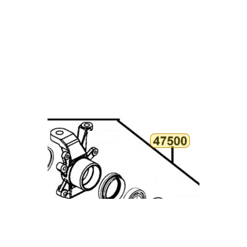 47500-LDB5-E00 KNUCKLE ASSY L — diagram cutout