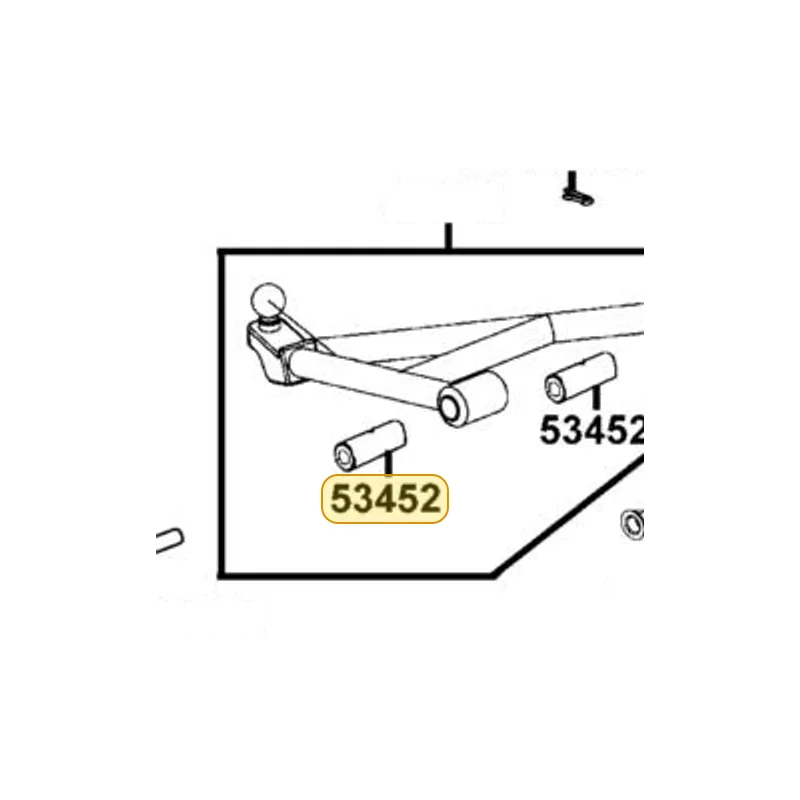 53452-LDB5-E00 BUSH SWING ARM — diagram cutout