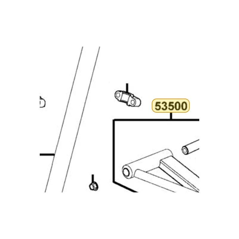 53500-LDB5-E00 ARM ASSY L (UPPER) — diagram cutout