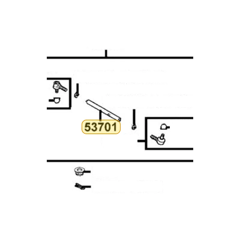 53701-LDB5-E00 ROD COMP STEERING — diagram cutout