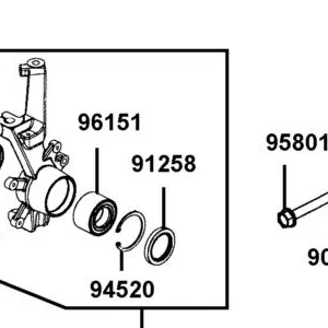 91258-LDB5-E00 SEAL DUST HUB 38*55*7
