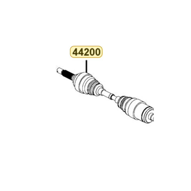 44200-LDB5-E00 CVJ ASSY — diagram cutout