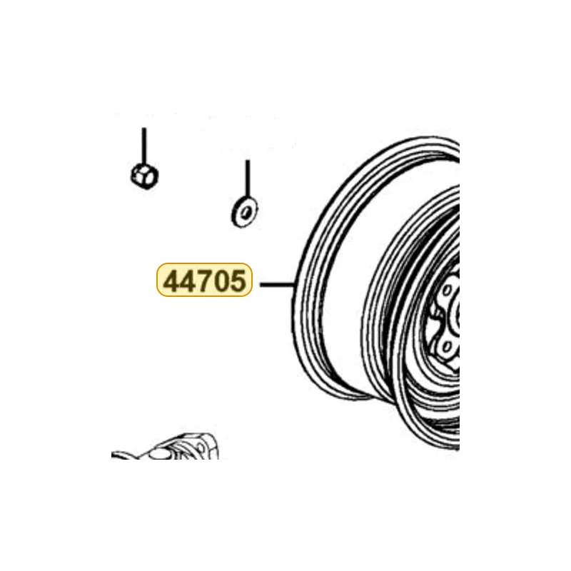 44705-LDB5-90B-NJS RIM COMP FR WHEEL — diagram cutout