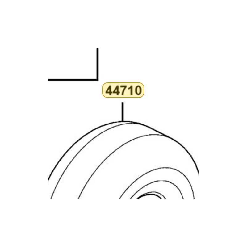 44710-LDB5-90B TIRE FR ASSY/AT25X8-12 4PR /MAXXIS — diagram cutout