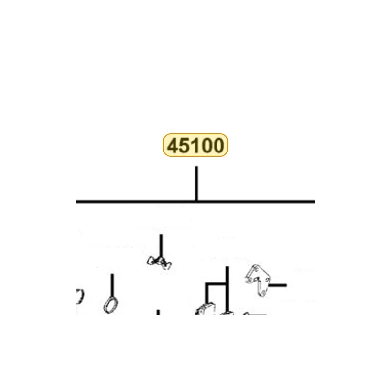 45100-LDB5-900-NJA CALIPER ASSY FR R (Silver) — diagram cutout