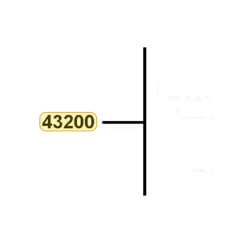 43200-LDE9-E00-NJA CALIPER ASSY RR (Silver) — diagram cutout